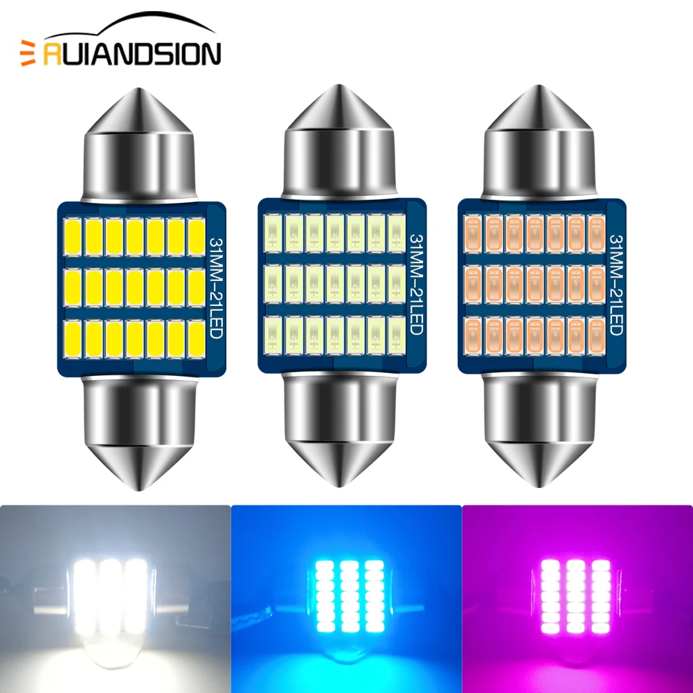 Actinic Blue Led - 4PCS 31mm C5W C10W Festoon Led