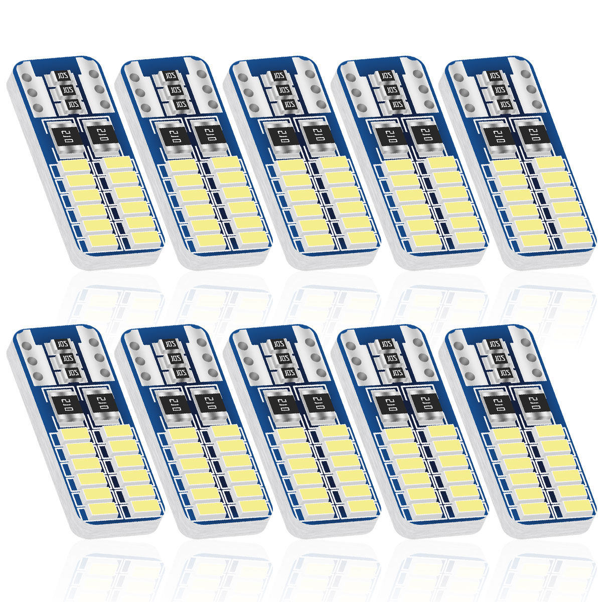 Actinic Blue Led - 2/6/10/20PCS T10 W5W LED Car Interior