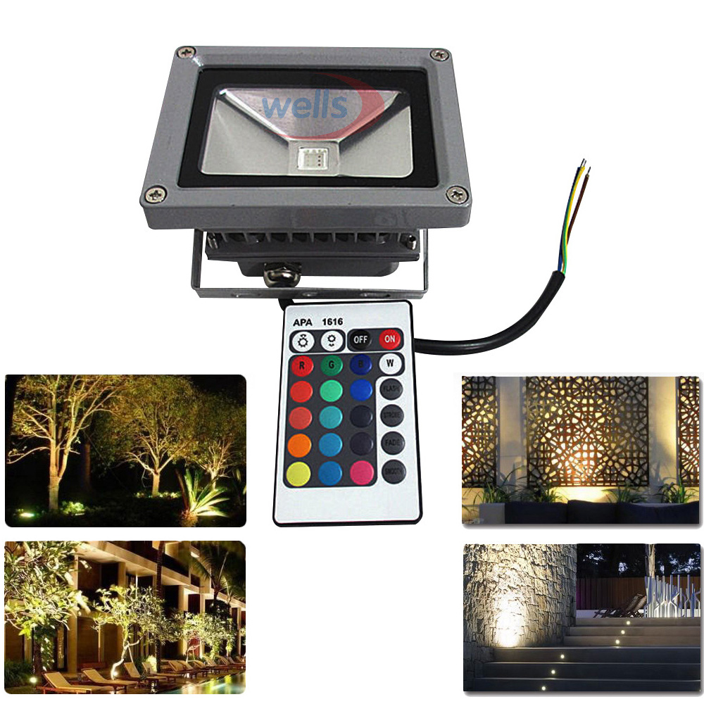 Actinic Blue Led - 10W LED Flood Light White/Warm White/Red/Green/Blue/RGB