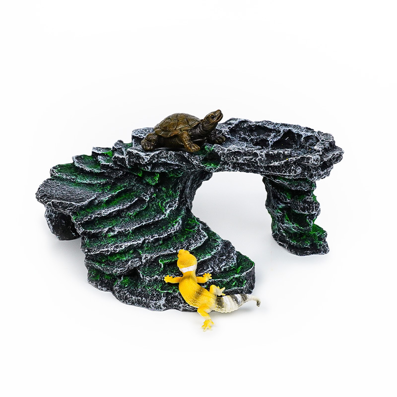 Resin Reptile Hideout – Rock B - Aquarium Marine Rock 评论和价格