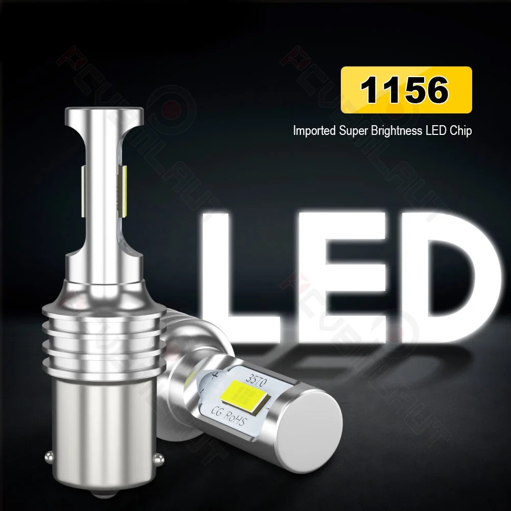 P21W 1156 BA15S LED Reverse Li - Actinic Blue Led 评论和价格