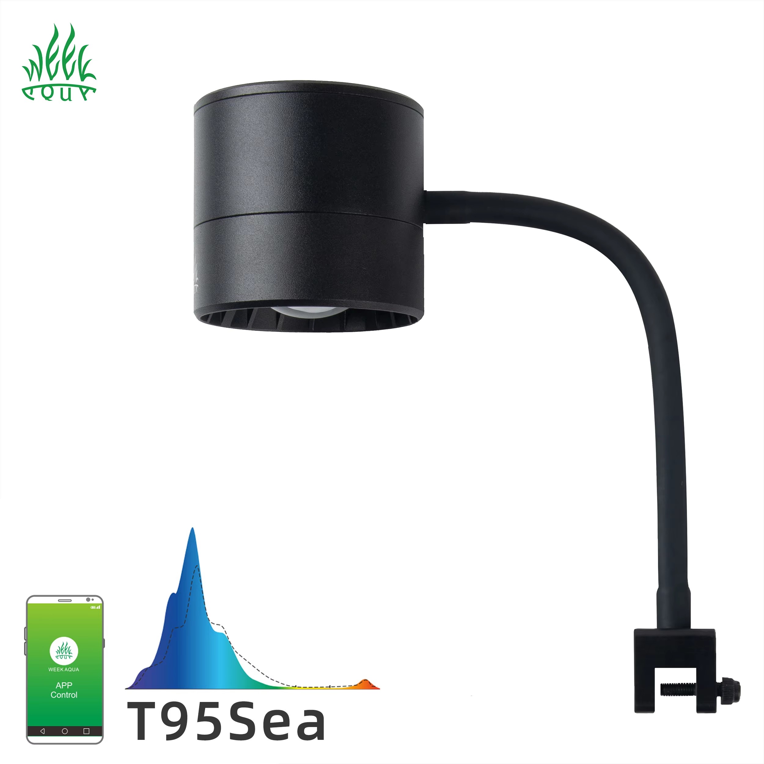 WEEK AQUA Aquarium Light Manuf - Aquarium Blue Marine Reef 评论和价格