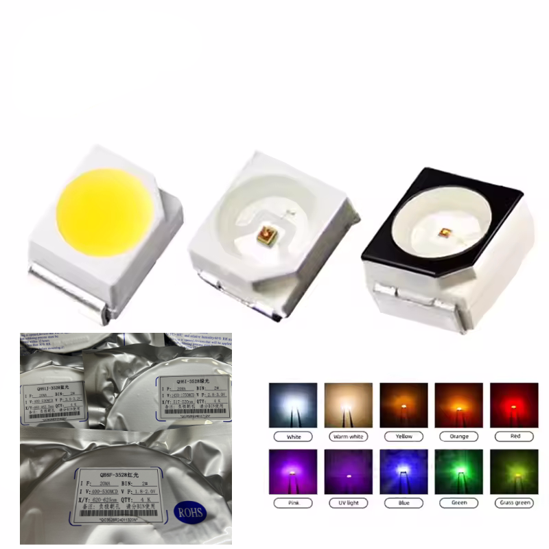 100pcs/2000pcs/Lot 3528 1210 D - Actinic Blue Led 评论和价格