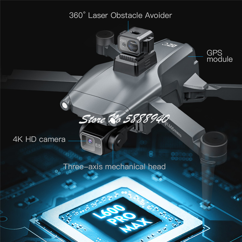 360 ° Obstacle Avoidance GPS S - Overflow Box Dual 评论和价格
