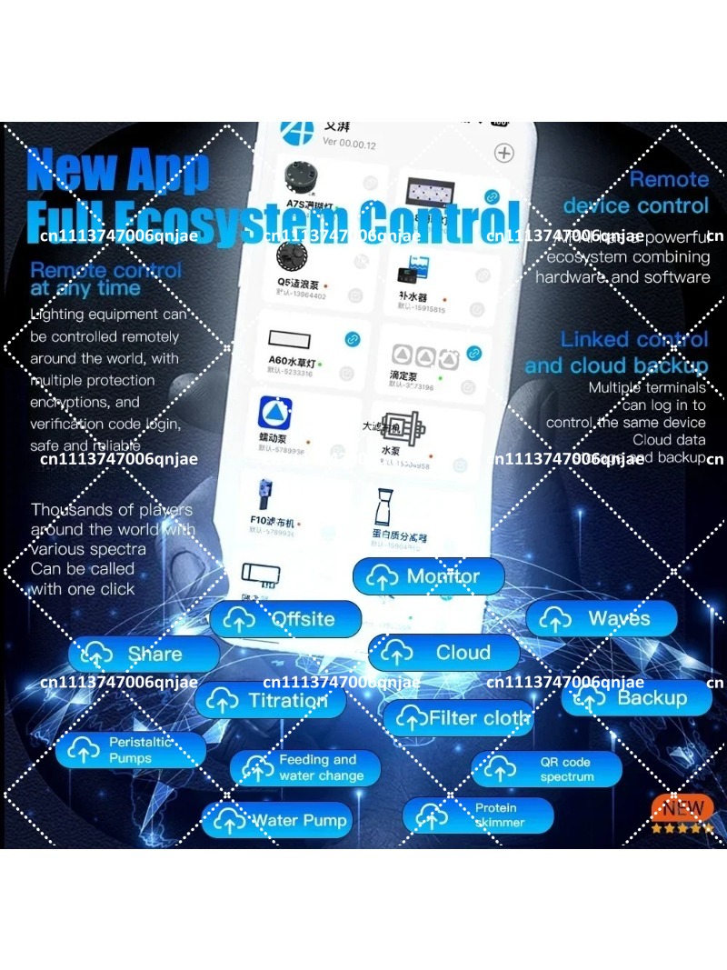 New Max Blue 240W Full Spectru - Aquarium Blue Marine Reef 评论和价格